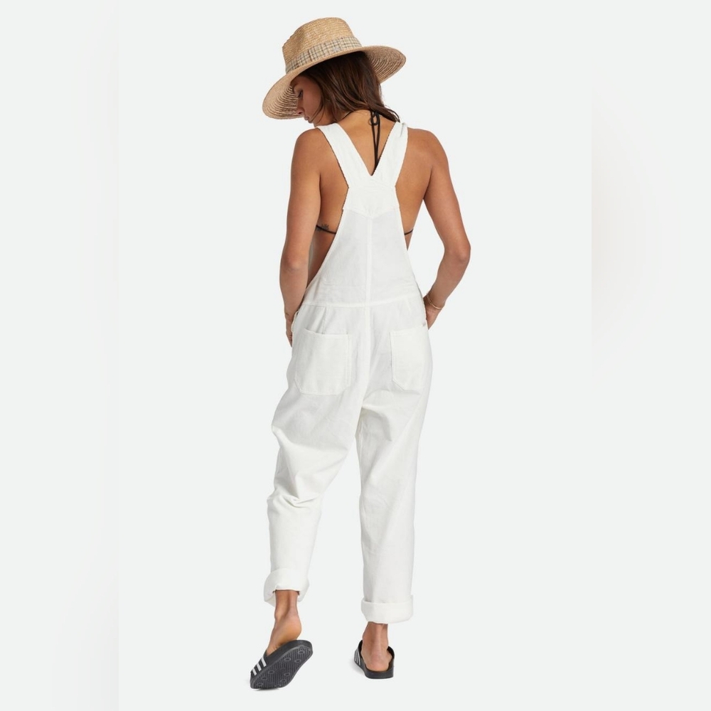 Brixton White Cord Costa Overalls Nwt - Picture 2 of 6